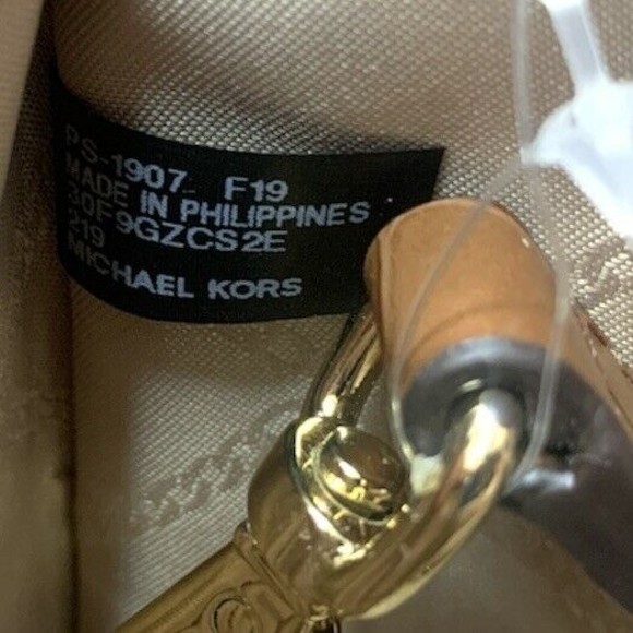 Michael Kors Zoe Medium Satchel Chestnut  Croc Embossed - Picture 7 of 7